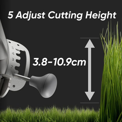 Mowrator Fernbedienung Rasenmäher S1 4WD 56V12Ah, Multifunktions RC Rasenmäher mit 3,8-10,9 cm Schnitthöhe 53,3 cm