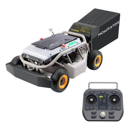 Mowrator Fernbedienung Rasenmäher S1 4WD 56V12Ah, Multifunktions RC Rasenmäher mit 3,8-10,9 cm Schnitthöhe 53,3 cm