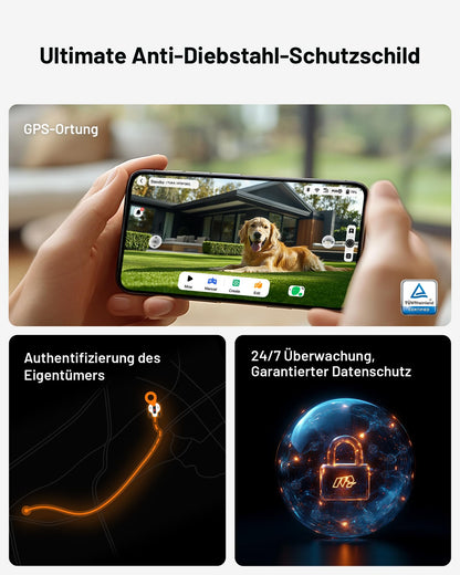 MAMMOTION YUKA 3000 Mähroboter ohne Begrenzungskabel, NetRTK+Vision, Keine RTK-Antenne erforderlich, Rasenmähroboter, Auto-Kartierung, Max. 3600m