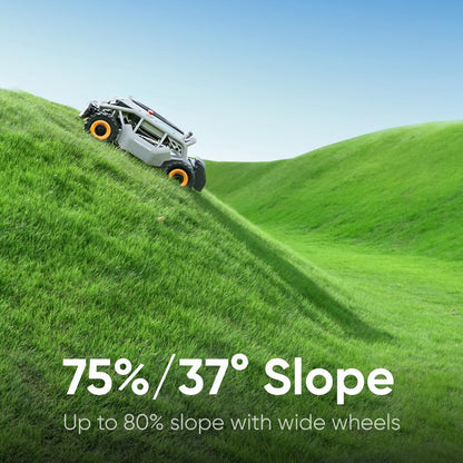 Mowrator Fernbedienung Rasenmäher S1 4WD 56V12Ah, Multifunktions RC Rasenmäher mit 3,8-10,9 cm Schnitthöhe 53,3 cm